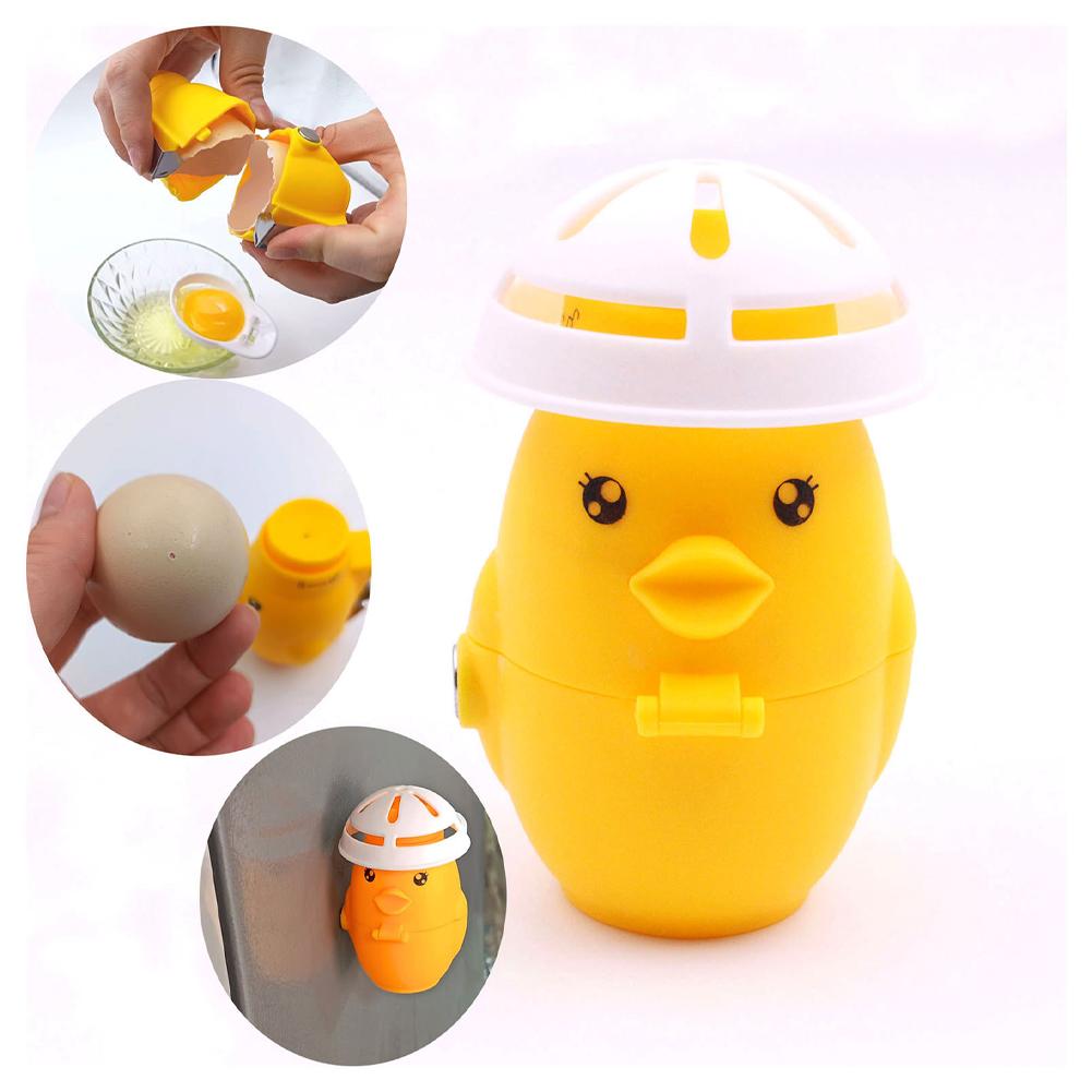 Egg Separator Tool - 4‑in‑1 Chick Egg Cracker Quick Egg