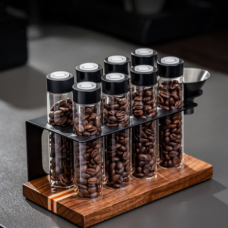 JUSTINLAU Glass Coffee Bean St - Kitchen Gadgets Organizer review and price