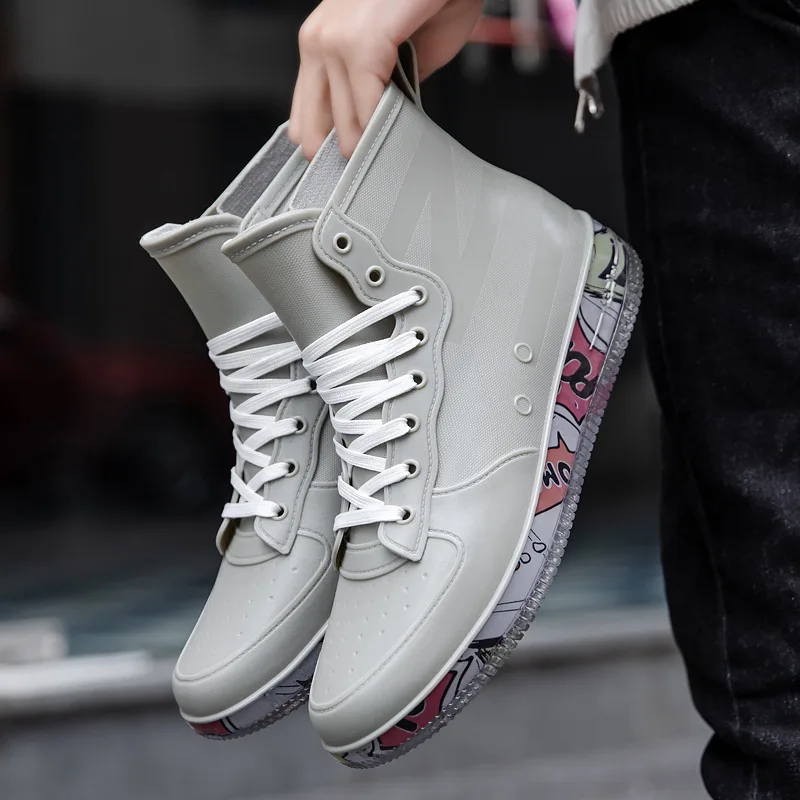 Men Rain Boots Fashion Trendy  - Kitchen Gadgets For Men review and price