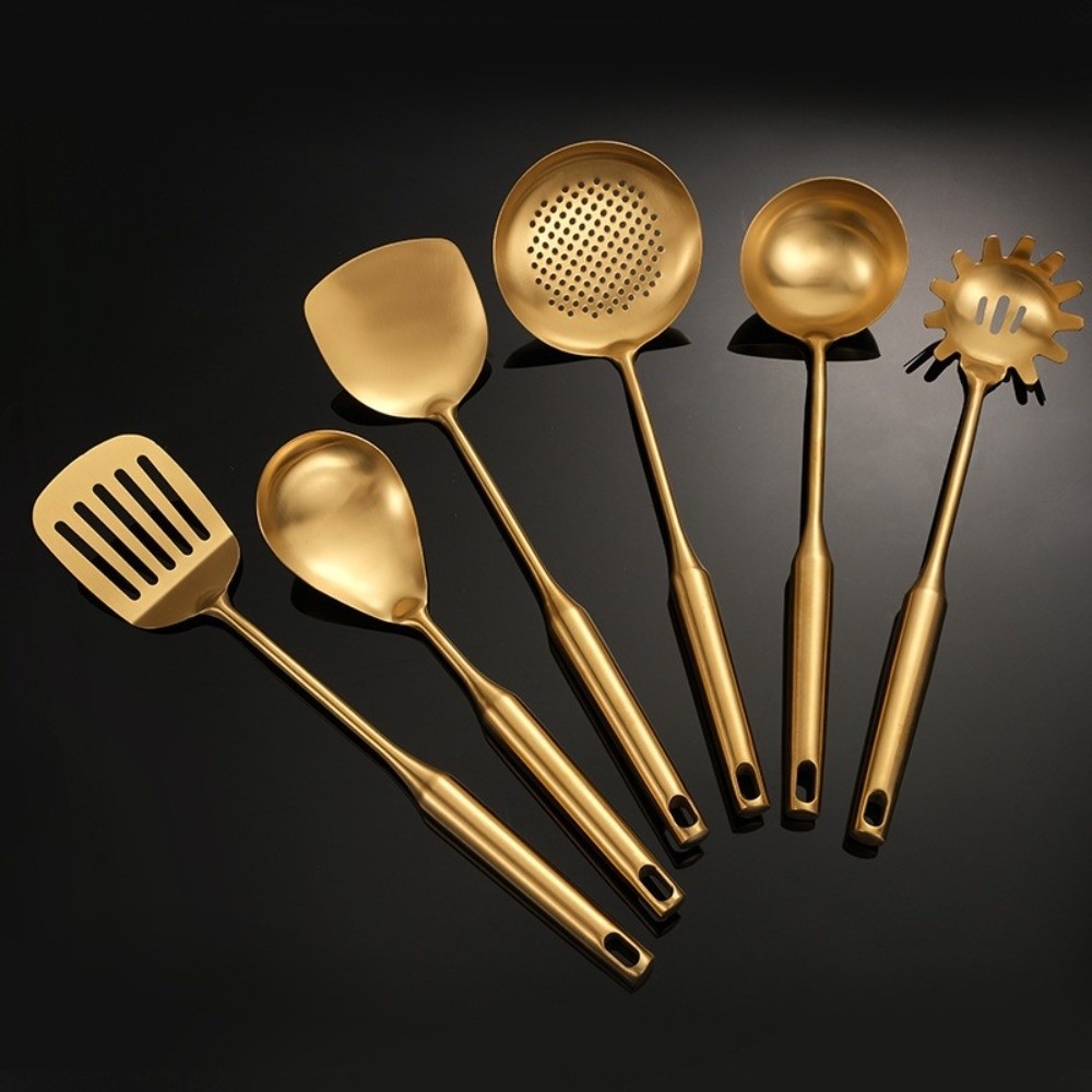 Stainless Steel Kitchen Utensi - Kitchen Gadgets Gold review and price