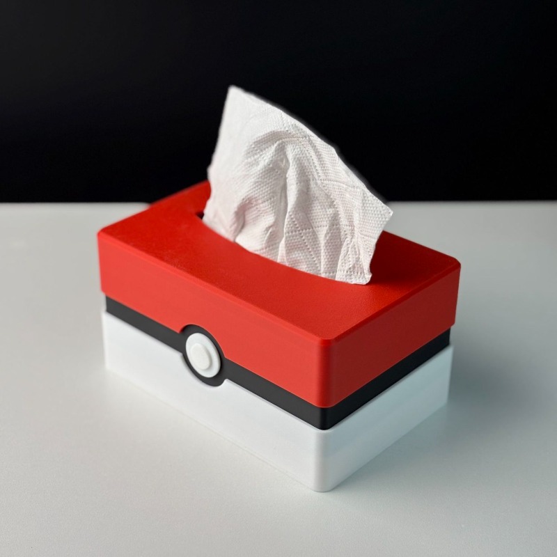 Cartoon Poke  Ball Tissue Box  - Kitchen Gadgets Organizer review and price