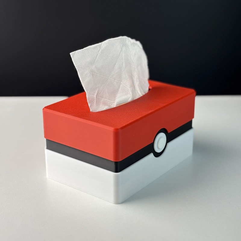 Cartoon Poke  Ball Tissue Box  - Kitchen Gadgets Organizer review and price