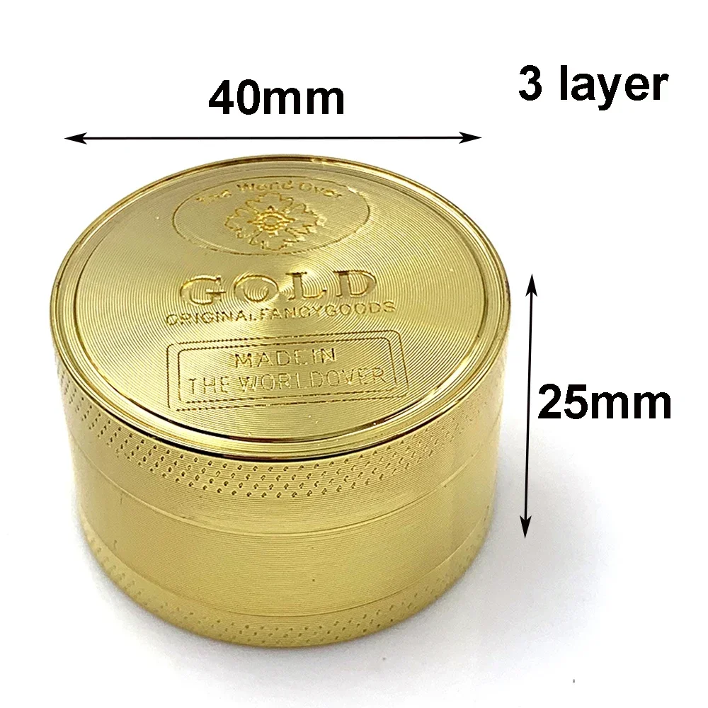 Herb Grinder 3/4 Parts Zinc Al - Kitchen Gadgets Gold review and price