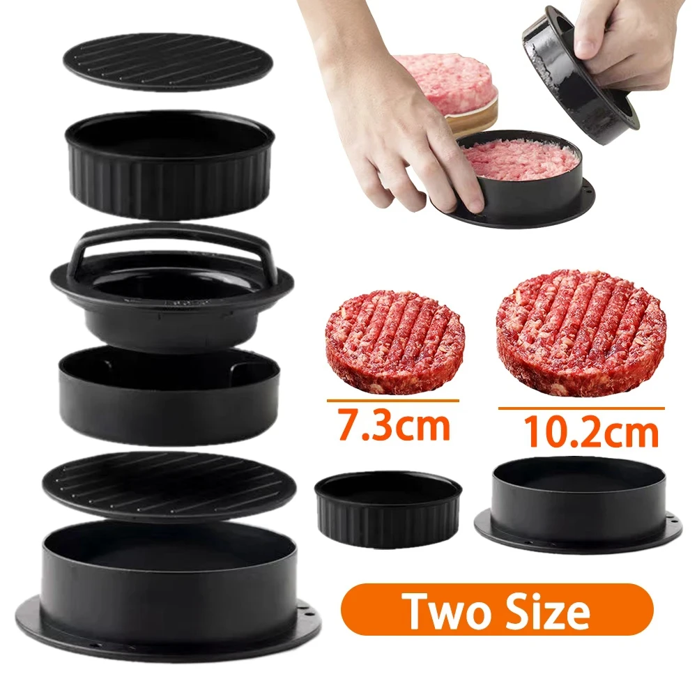 Round Hamburger Burger Press B - Kitchen Helper Gadgets review and price